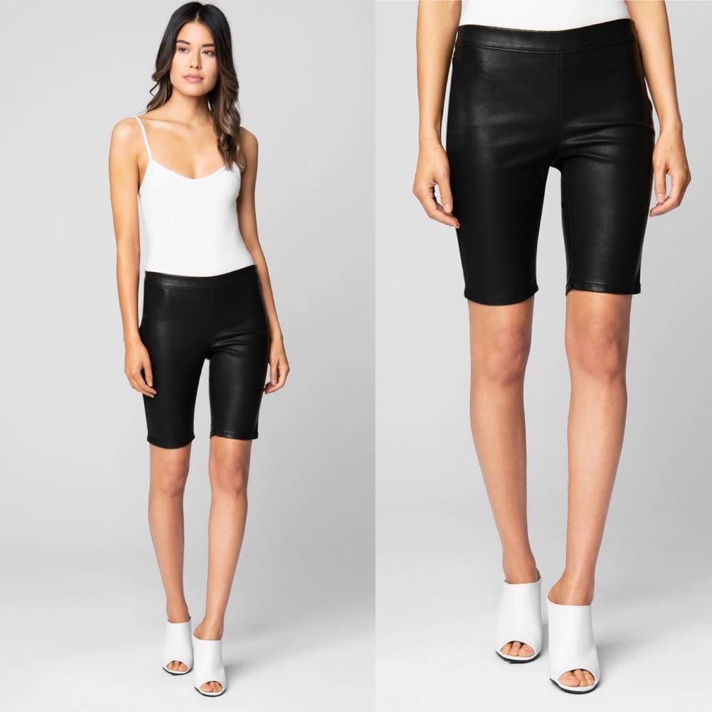 Blank NYC faux leather bike shorts size 24